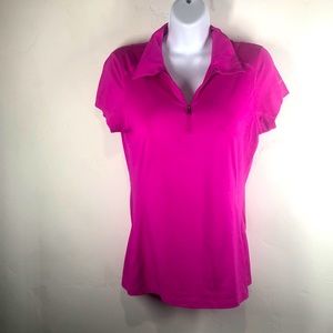 Columbia Omni-Wick pink polo size small